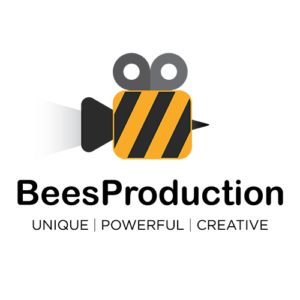 Bees Production Square Logo With No Background